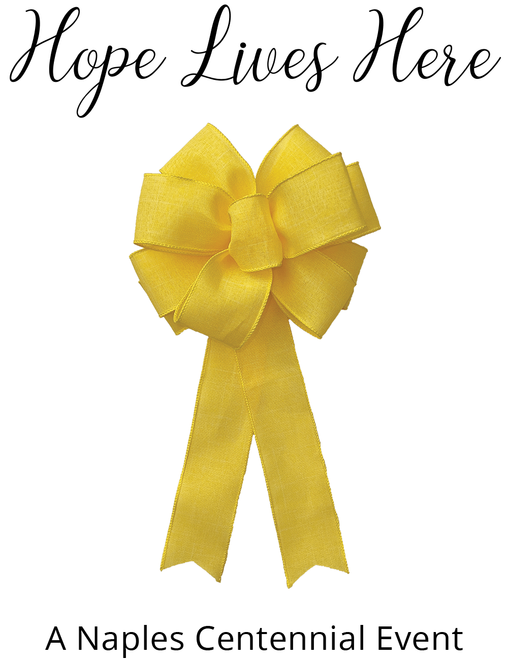 Help us Serve Our Senior Veterans Donate a Yellow Ribbon to Celebrate Naples Centennial